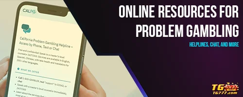 Online Resources for Problem Gambling: Helplines, Chat, and More